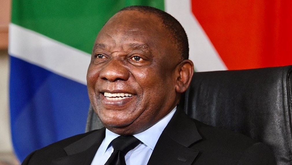 President Cyril Ramaphosa. Source: ITN South African president signs controversial healthcare bill into law -0