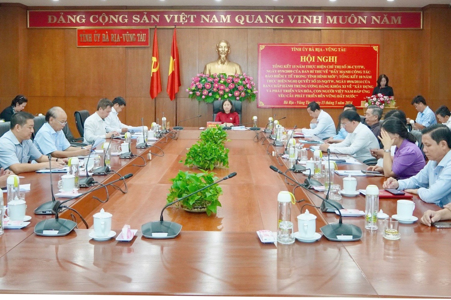 Hội nghị tổng kết 15 năm thực hiện Chỉ thị số 38-CT/TW của Ban Bí thư về đẩy mạnh công tác BHYT trong tình hình mới tại tỉnh Bà Rịa - Vũng Tàu