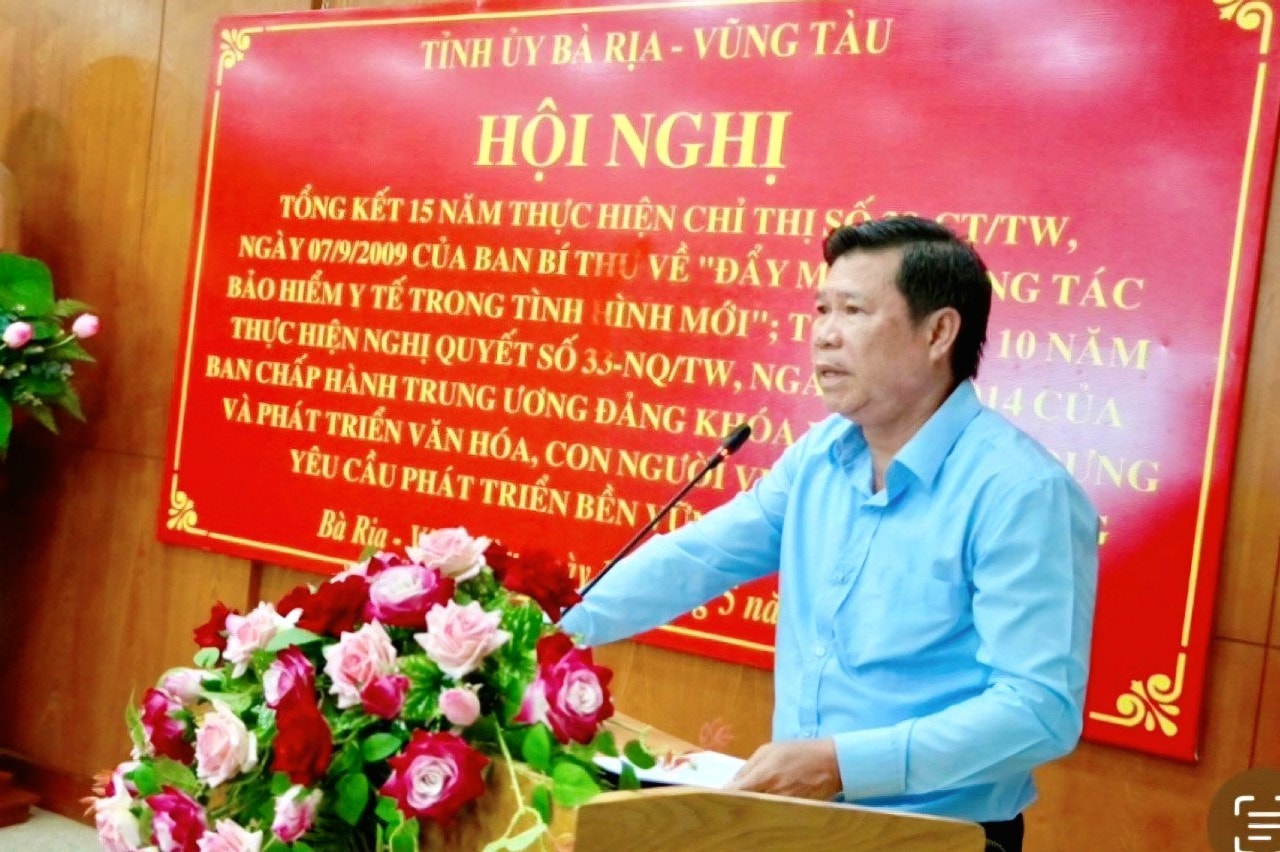 Trưởng Ban Tuyên giáo Tỉnh ủy Bà Rịa – Vũng Tàu Nguyễn Văn Xinh
