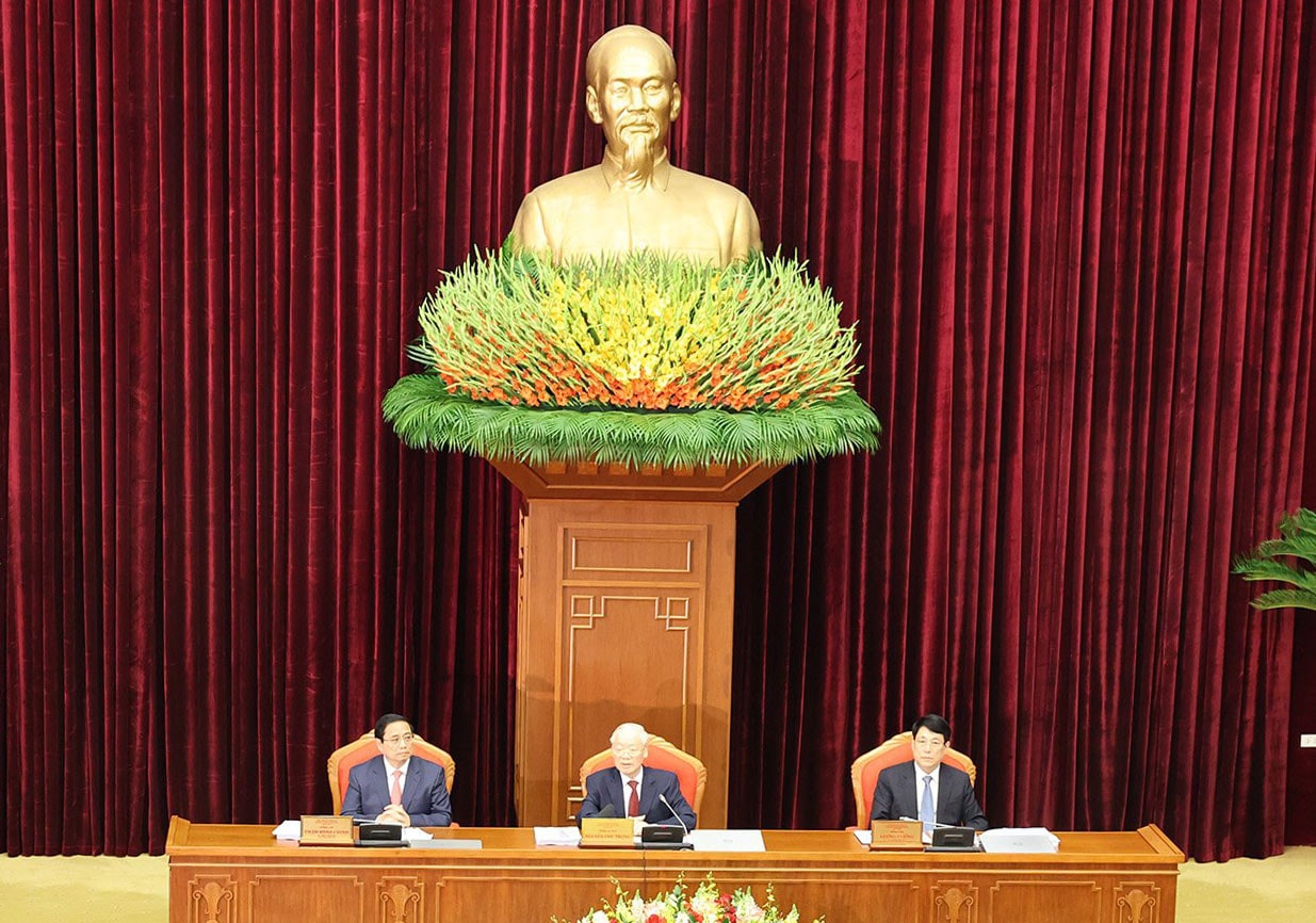 THÔNG CÁO BÁO CHÍ về ngày làm việc thứ nhất của Hội nghị Trung ương 9 khoá XIII -0