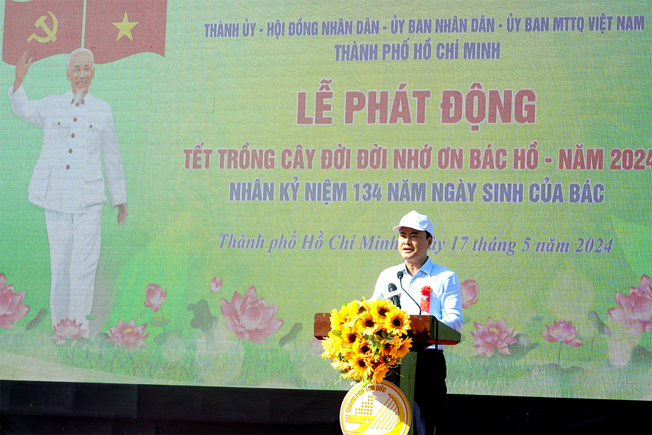 TP. Hồ Chí Minh: Phát động Tết trồng cây đời đời nhớ ơn Bác Hồ