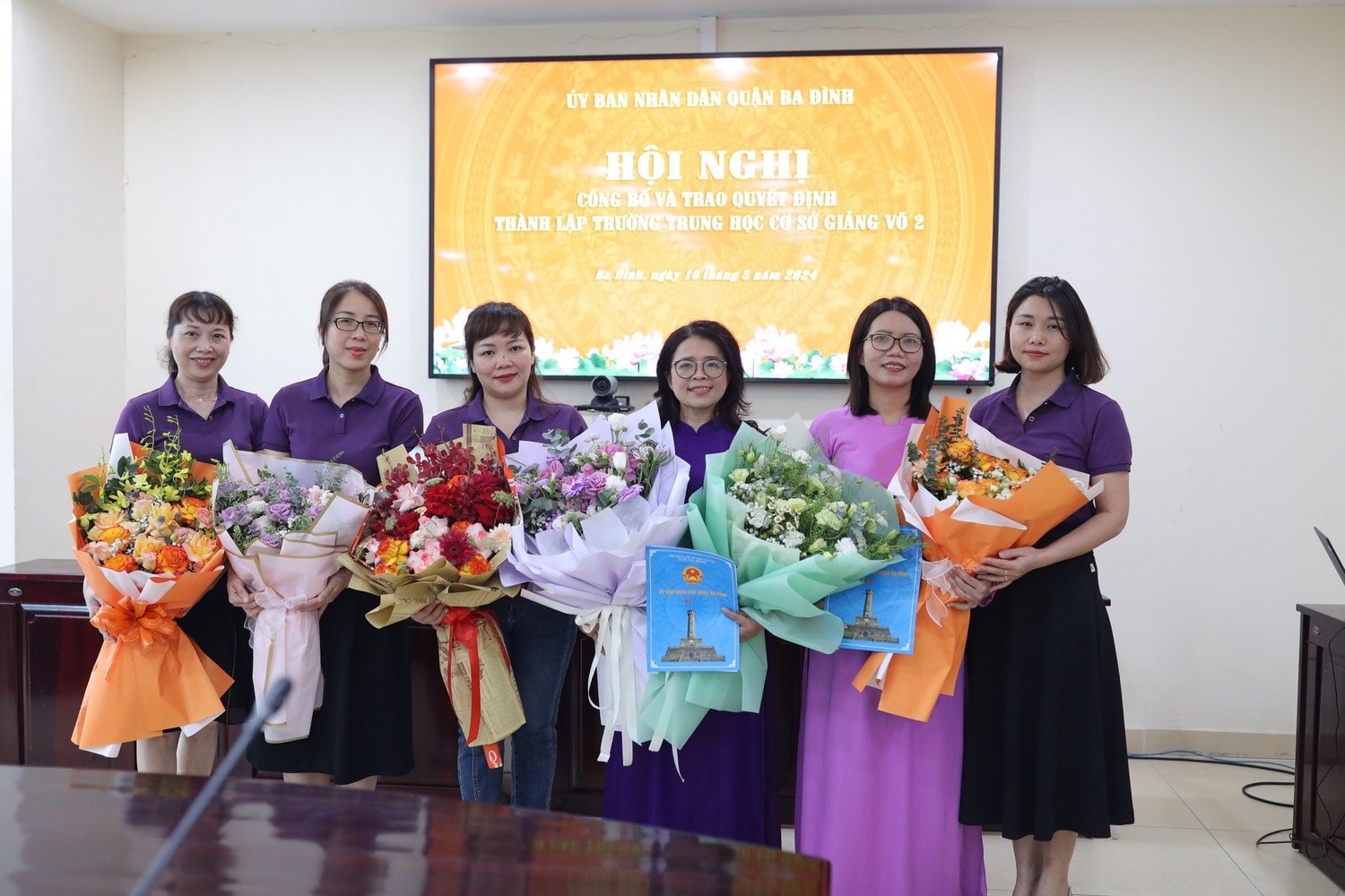 Hà Nội: Công bố thành lập trường Trung Giảng Võ 2 -1