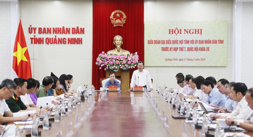 Quảng Ninh: Đoàn ĐBQH và UBND tỉnh thống nhất một số nội dung gửi tới Kỳ họp thứ Bảy, Quốc hội Khóa XV -0