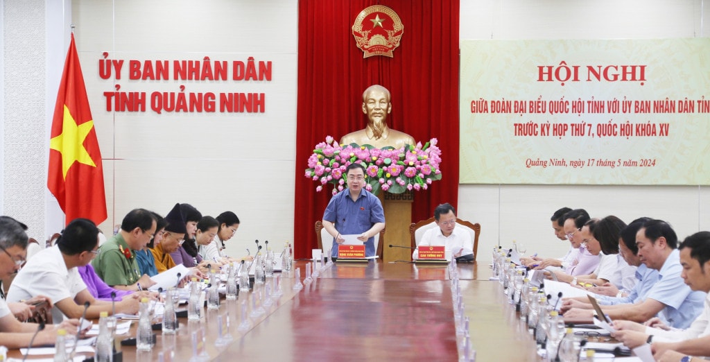 Quảng Ninh: Đoàn ĐBQH và UBND tỉnh thống nhất một số nội dung gửi tới Kỳ họp thứ Bảy, Quốc hội Khóa XV -0