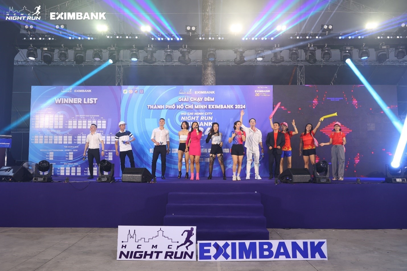 Đường đua Ho Chi Minh City Night Run Eximbank 2024 chính thức bắt đầu -0