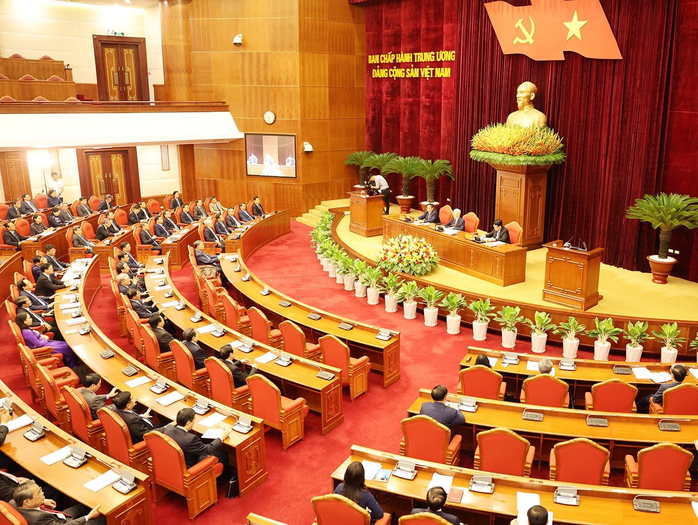 Bế mạc Hội nghị lần thứ chín Ban Chấp hành Trung ương Đảng khóa XIII -0