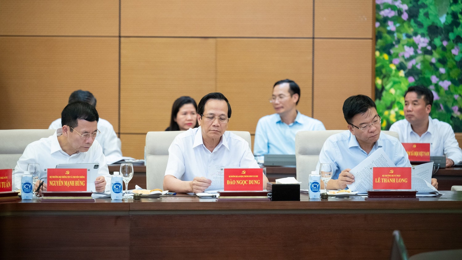 Hội nghị giữa Đảng Đoàn Quốc hội và Ban Cán sự Đảng Chính phủ -0