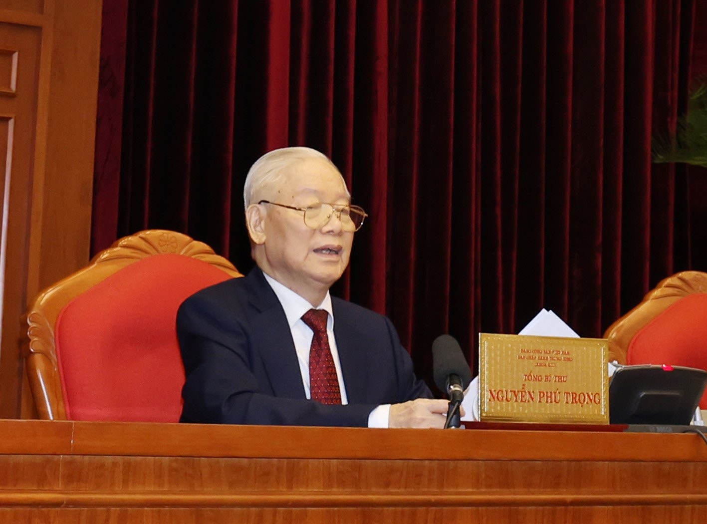 Bế mạc Hội nghị lần thứ chín Ban Chấp hành Trung ương Đảng khóa XIII -0