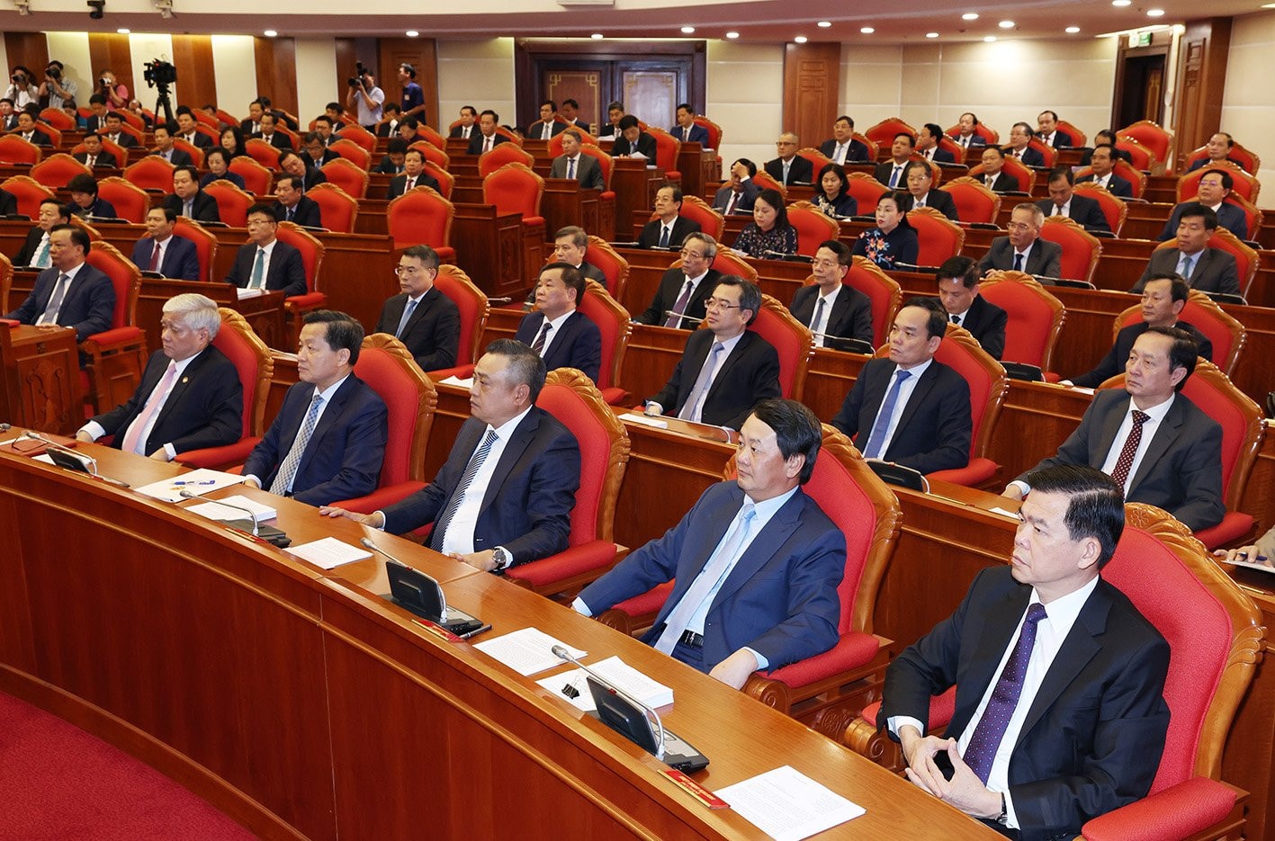 Bế mạc Hội nghị lần thứ chín Ban Chấp hành Trung ương Đảng khóa XIII -0