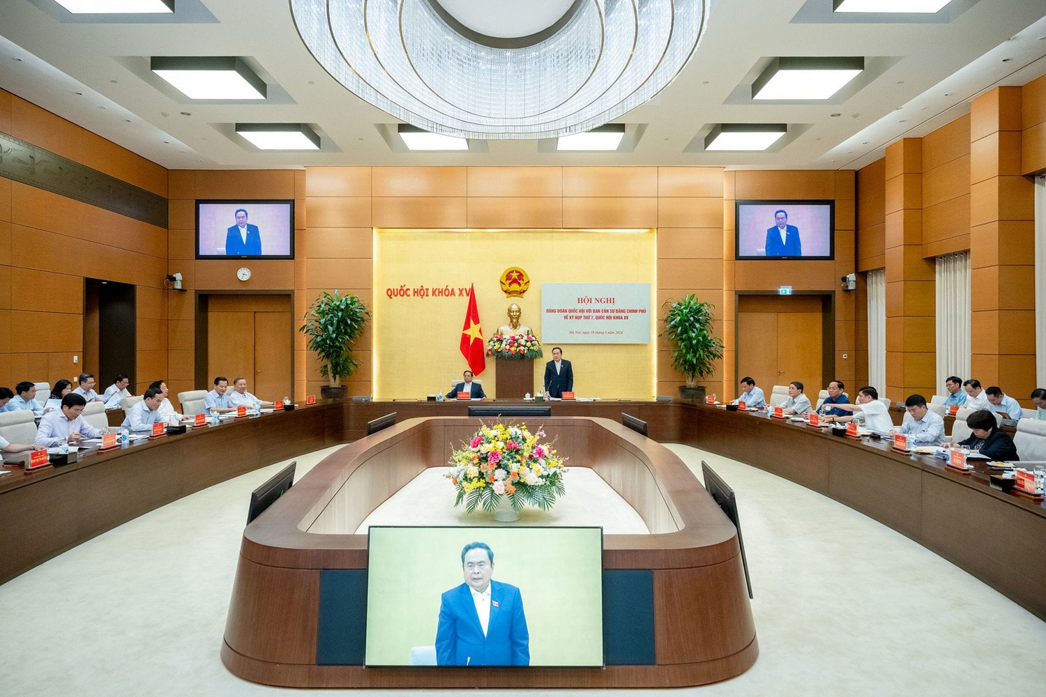 Hội nghị giữa Đảng Đoàn Quốc hội và Ban Cán sự Đảng Chính phủ -0