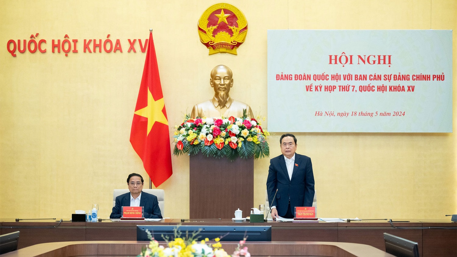 Hội nghị giữa Đảng Đoàn Quốc hội và Ban Cán sự Đảng Chính phủ -0