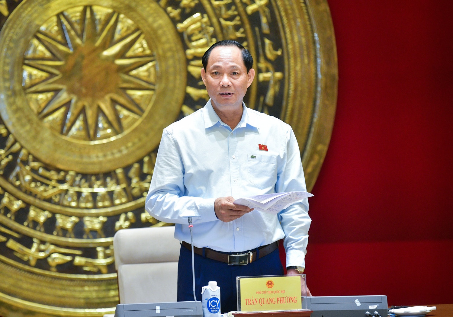 Phó Chủ tịch Quốc hội, Thượng tướng Trần Quang Phương chủ trì cuộc họp rà soát công tác chuẩn bị Kỳ họp thứ 7, Quốc hội Khóa XV -0
