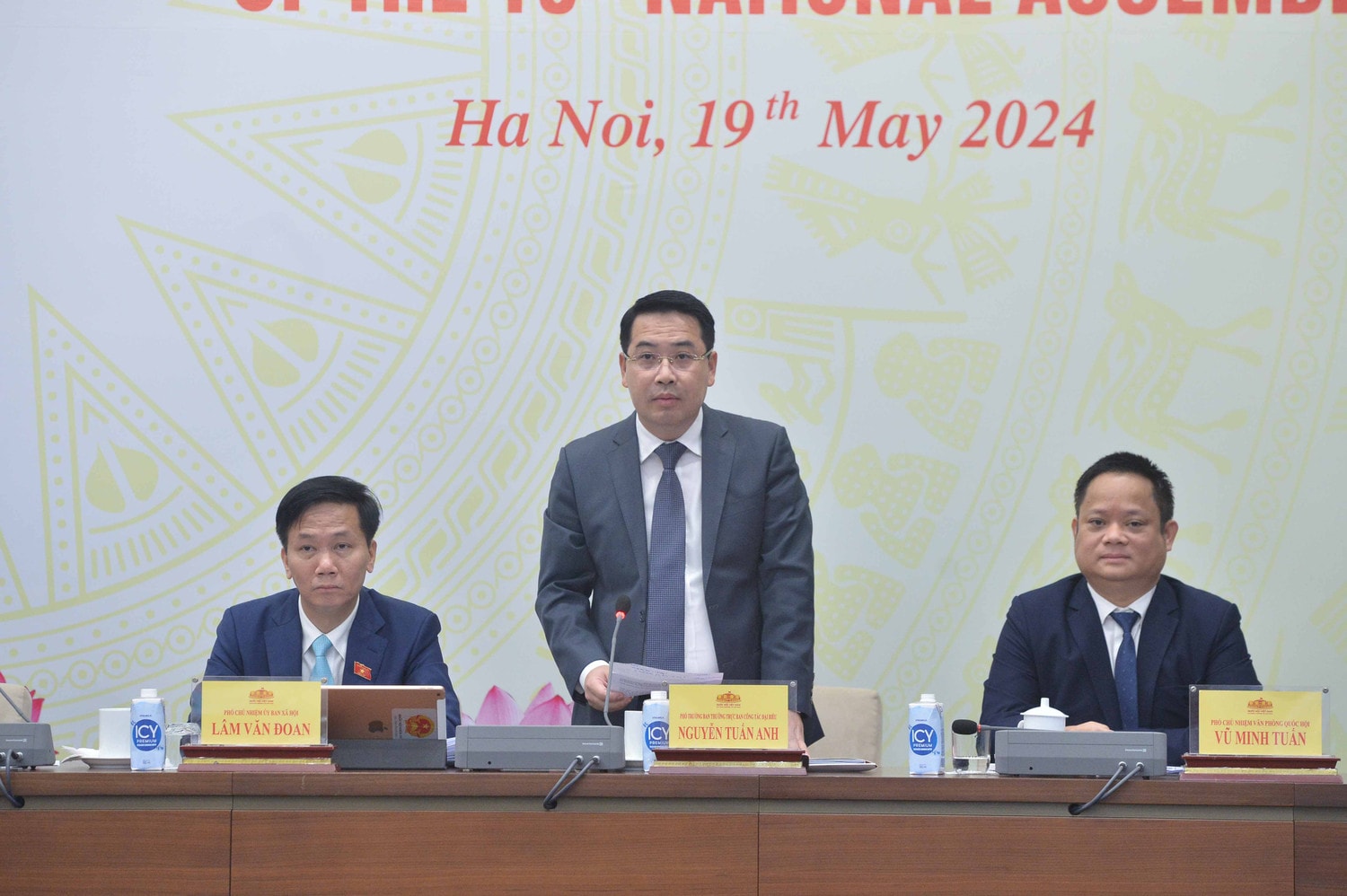 Tổng Thư ký Quốc hội, Chủ nhiệm Văn phòng Quốc hội Bùi Văn Cường chủ trì họp báo về dự kiến Chương trình Kỳ họp thứ Bảy, Quốc hội khóa XV -0