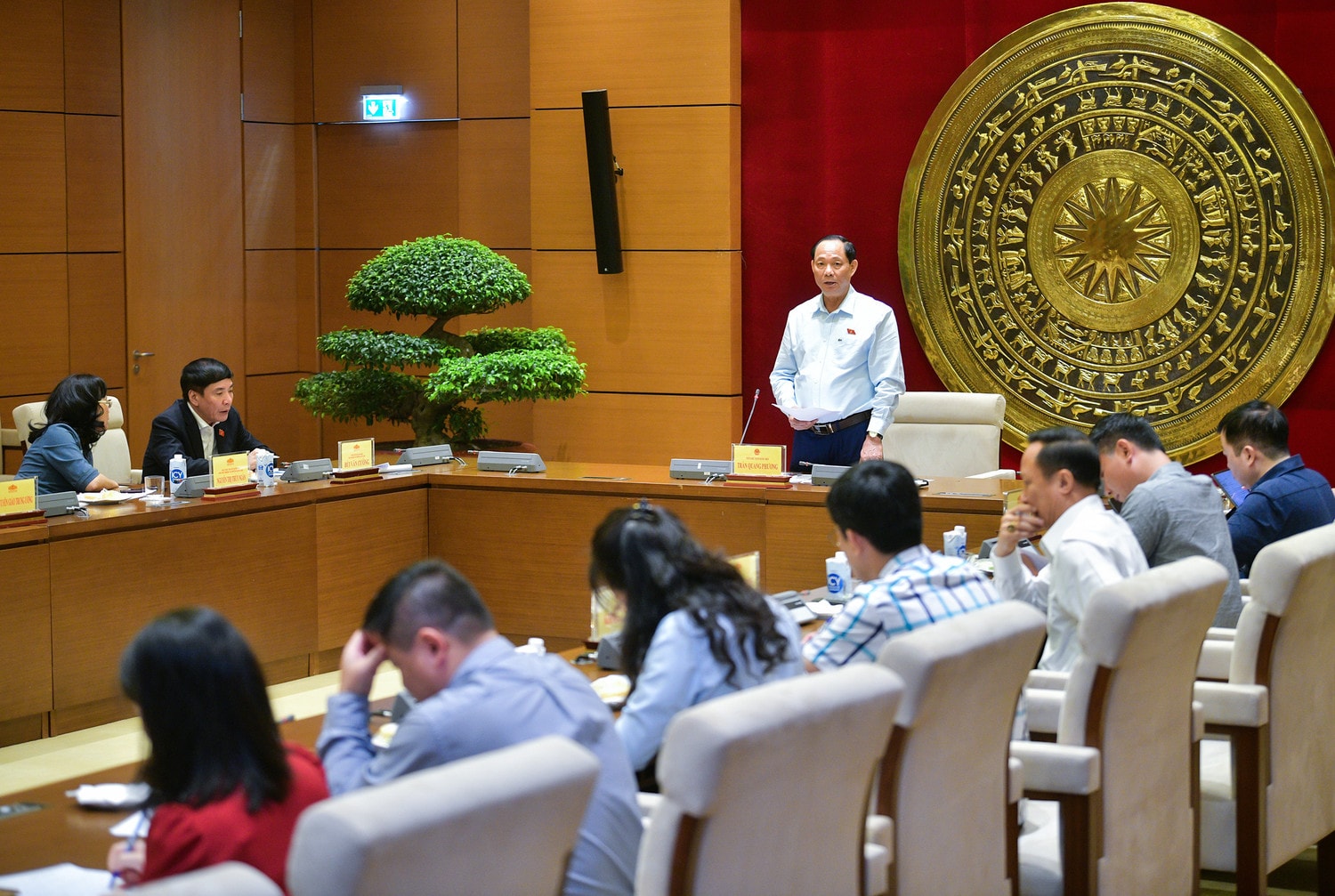 Phó Chủ tịch Quốc hội, Thượng tướng Trần Quang Phương chủ trì cuộc họp rà soát công tác chuẩn bị Kỳ họp thứ 7, Quốc hội Khóa XV -0