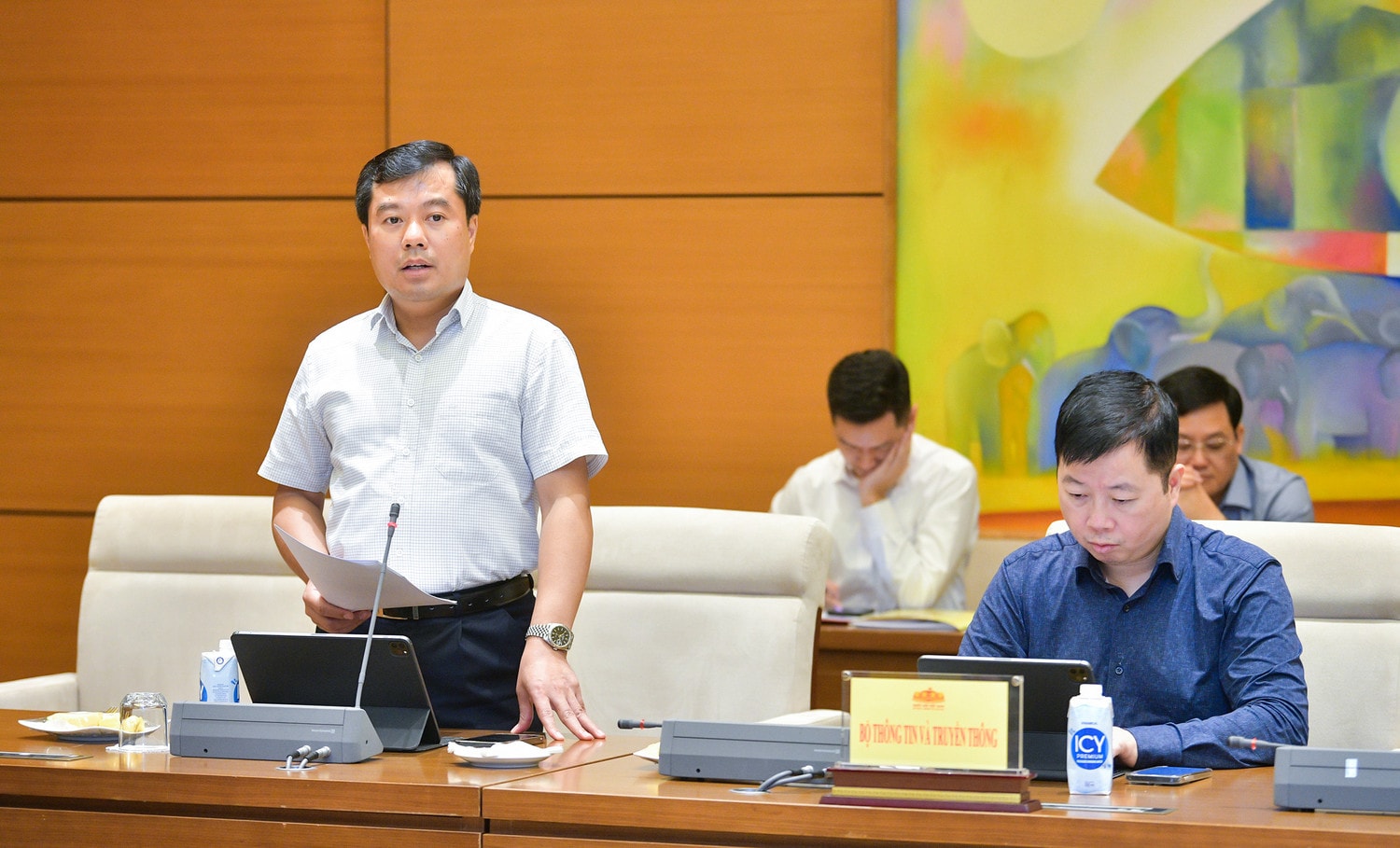 Phó Chủ tịch Quốc hội, Thượng tướng Trần Quang Phương chủ trì cuộc họp rà soát công tác chuẩn bị Kỳ họp thứ 7, Quốc hội Khóa XV -0