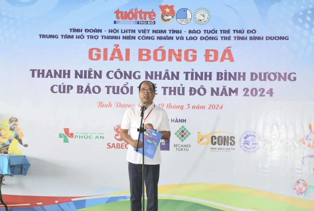 Khai mạc Giải Bóng đá nam Thanh niên công nhân tỉnh Bình Dương - Cúp báo Tuổi trẻ Thủ đô năm 2024 -0