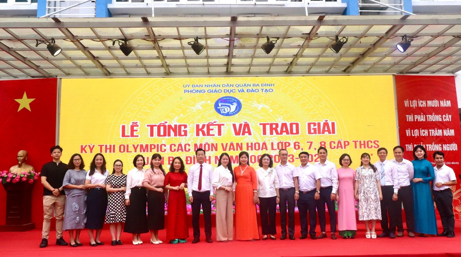 Hà Nội: Học sinh quận Ba Đình đạt thành tích cao tại cuộc thi Olympic các môn Văn hoá và Khoa học -0