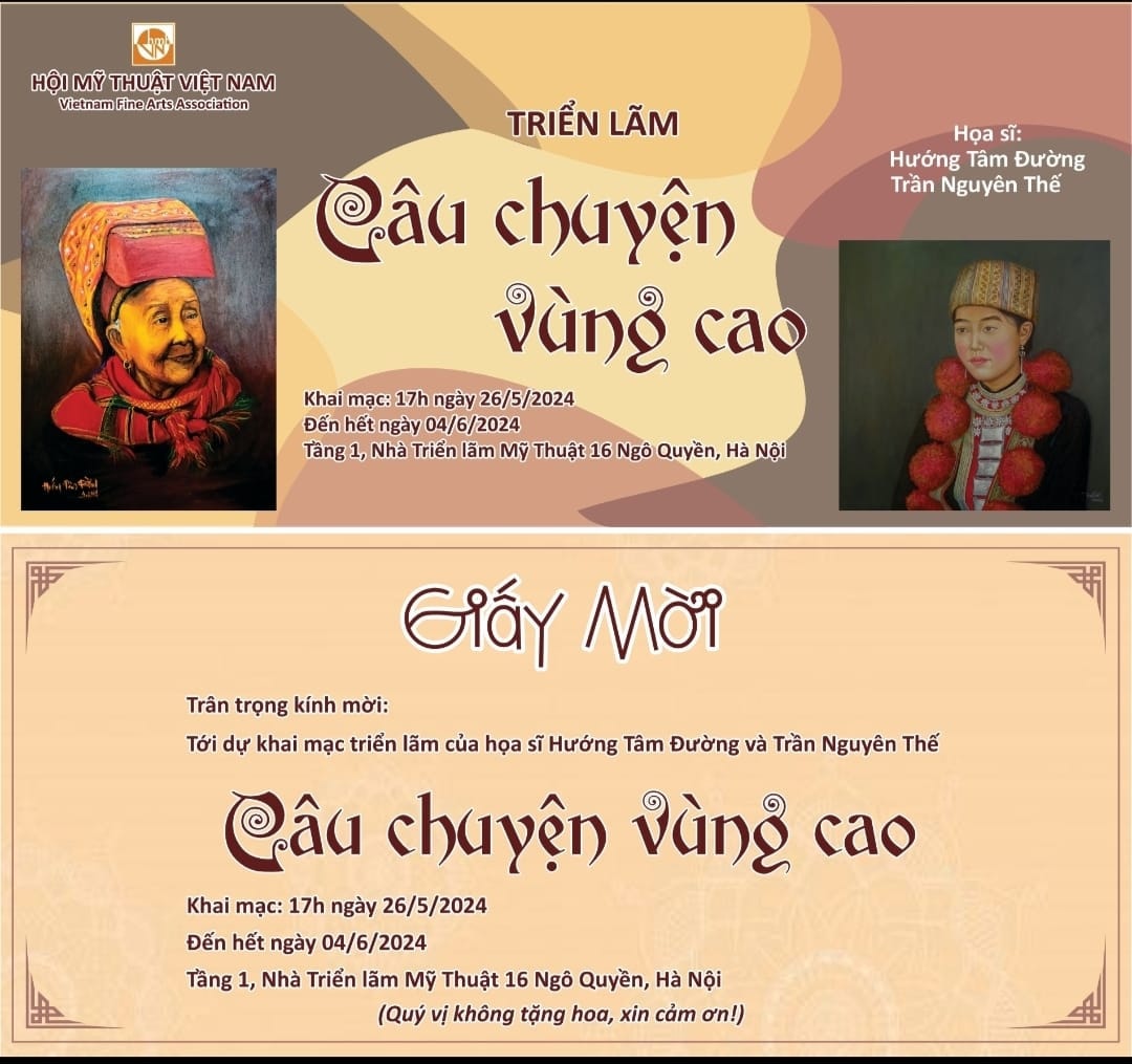 Họa sĩ Hướng Tâm Đường kể “Câu chuyện vùng cao” bằng sắc màu văn hóa của đồng bào dân tộc huyện Sơn Động -0