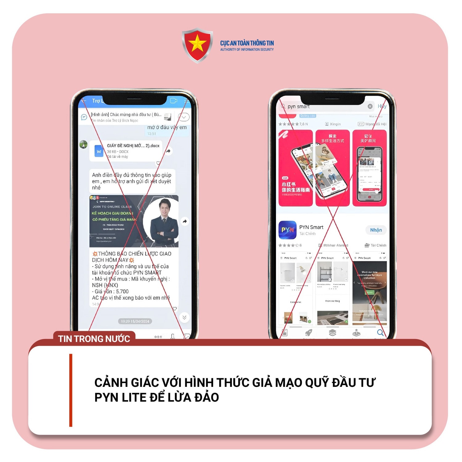 Cảnh giác với hình thức giả mạo quỹ đầu tư PYN Lite để lừa đảo -0