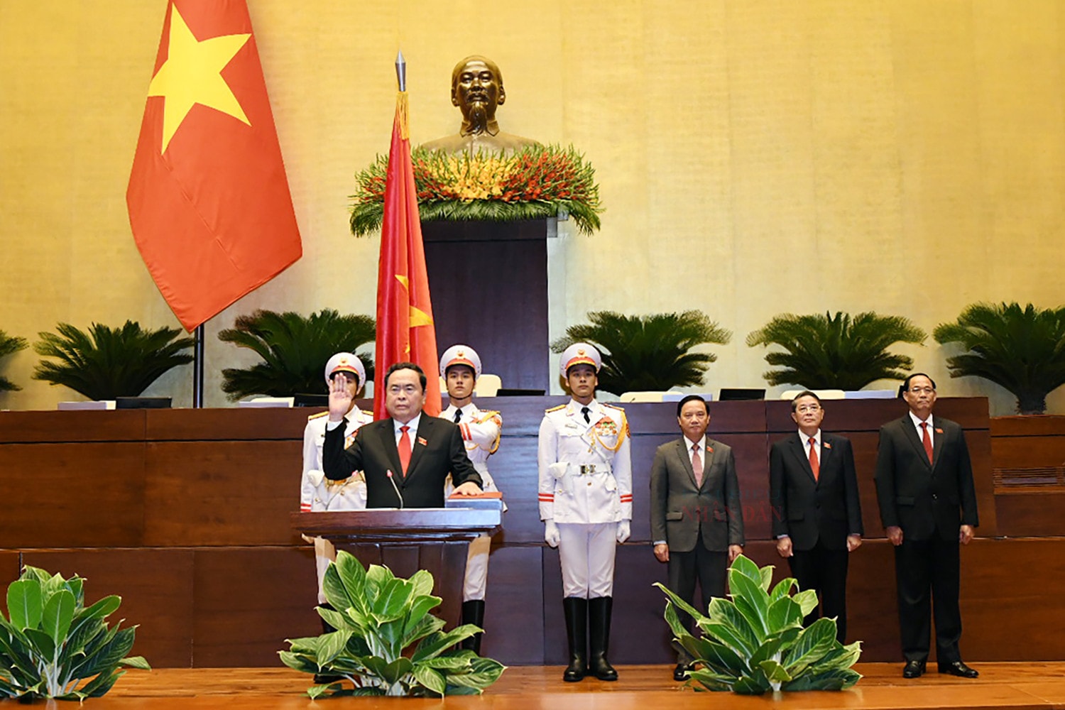 Chủ tịch Quốc hội Trần Thanh Mẫn tuyên thệ nhậm chức -1