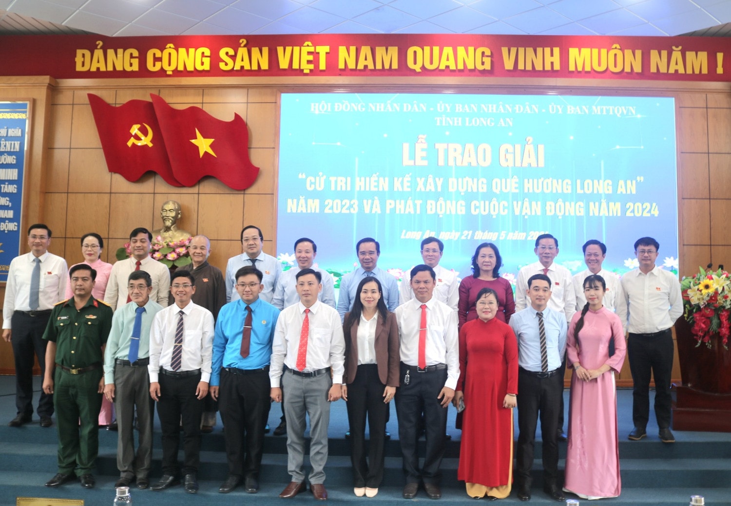 10 tác giả đạt giải Cuộc vận động “Cử tri hiến kế xây dựng quê hương Long An” năm 2023