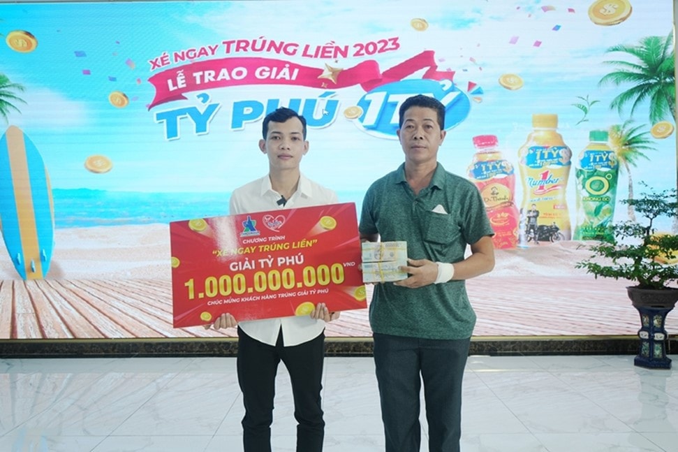 Nước tăng lực Number 1 tung chương trình xé nhãn trúng thưởng hàng tỷ đồng -0