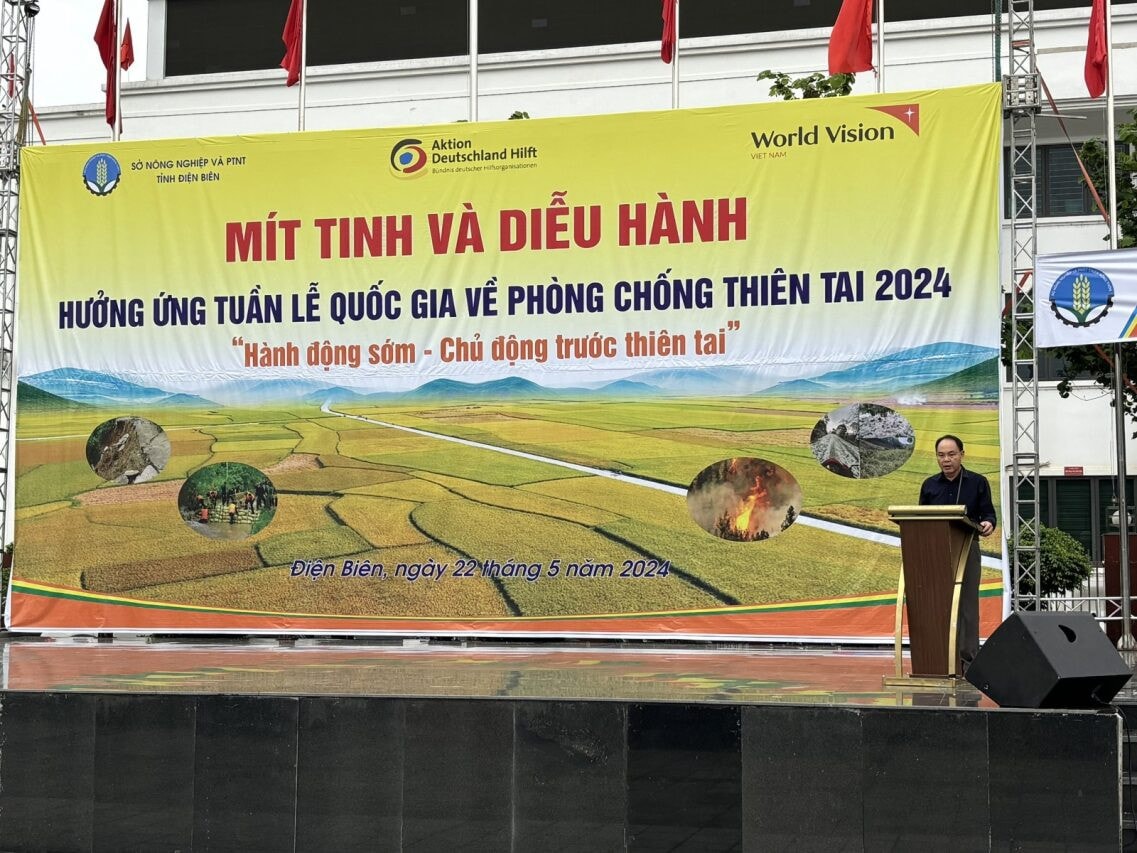 Mít tinh hưởng ứng Tuần lễ quốc gia Phòng chống thiên tai năm 2024 -0
