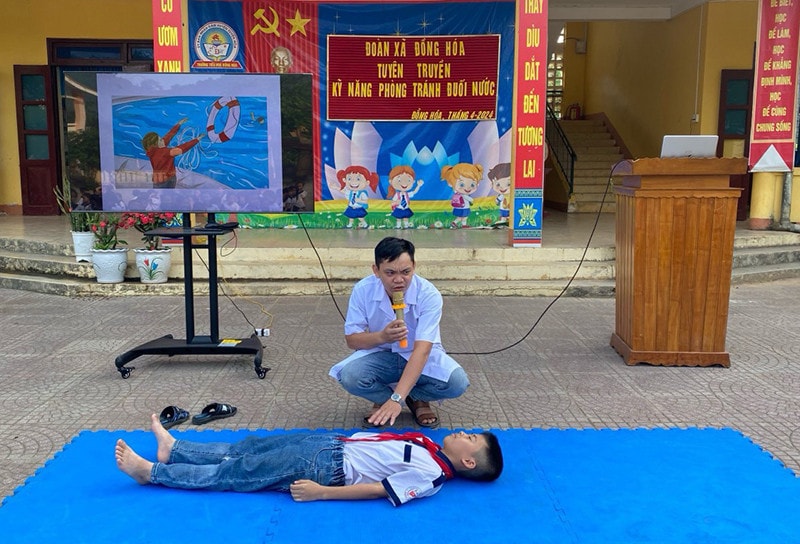 Quảng Bình: Tăng cường trang bị kỹ năng phòng, chống đuối nước cho trẻ em -0
