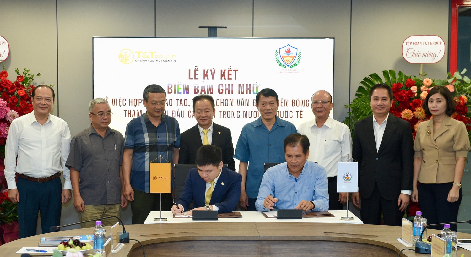 T&T group hợp tác với hiệp hội thể thao CAND phát triển bóng bàn thành tích cao -0