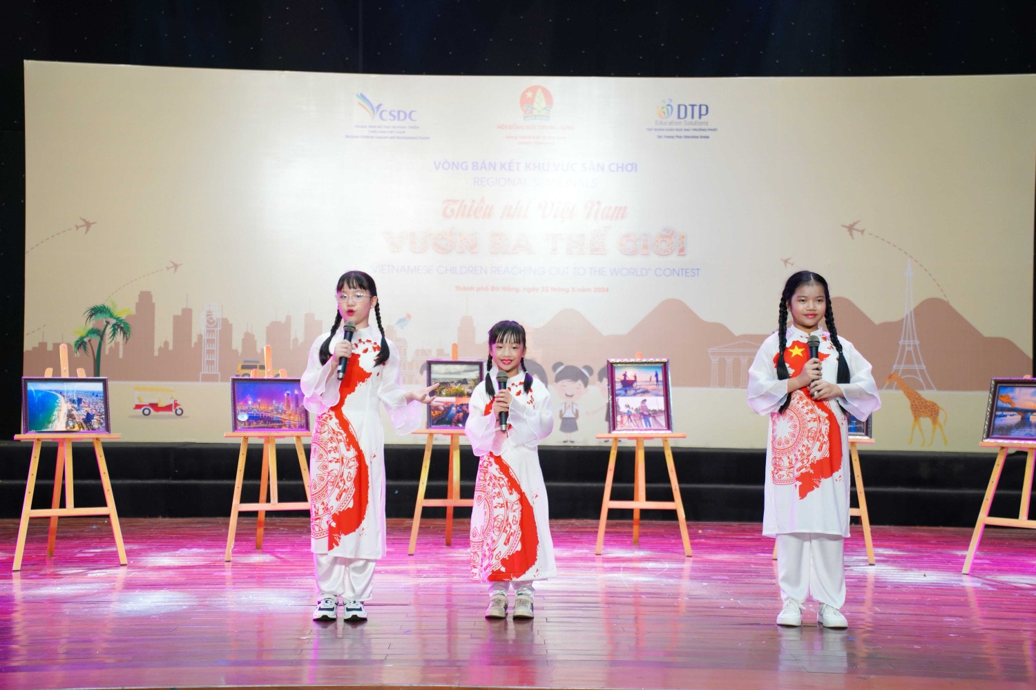 Sân chơi là dịp các em thiếu nhi phô diễn tài năng của mình trên sân khấu và cùng tranh tài cùng các đội thi. Ảnh: BTC Chung tay để thiếu nhi Việt Nam vươn tầm thế giới -0