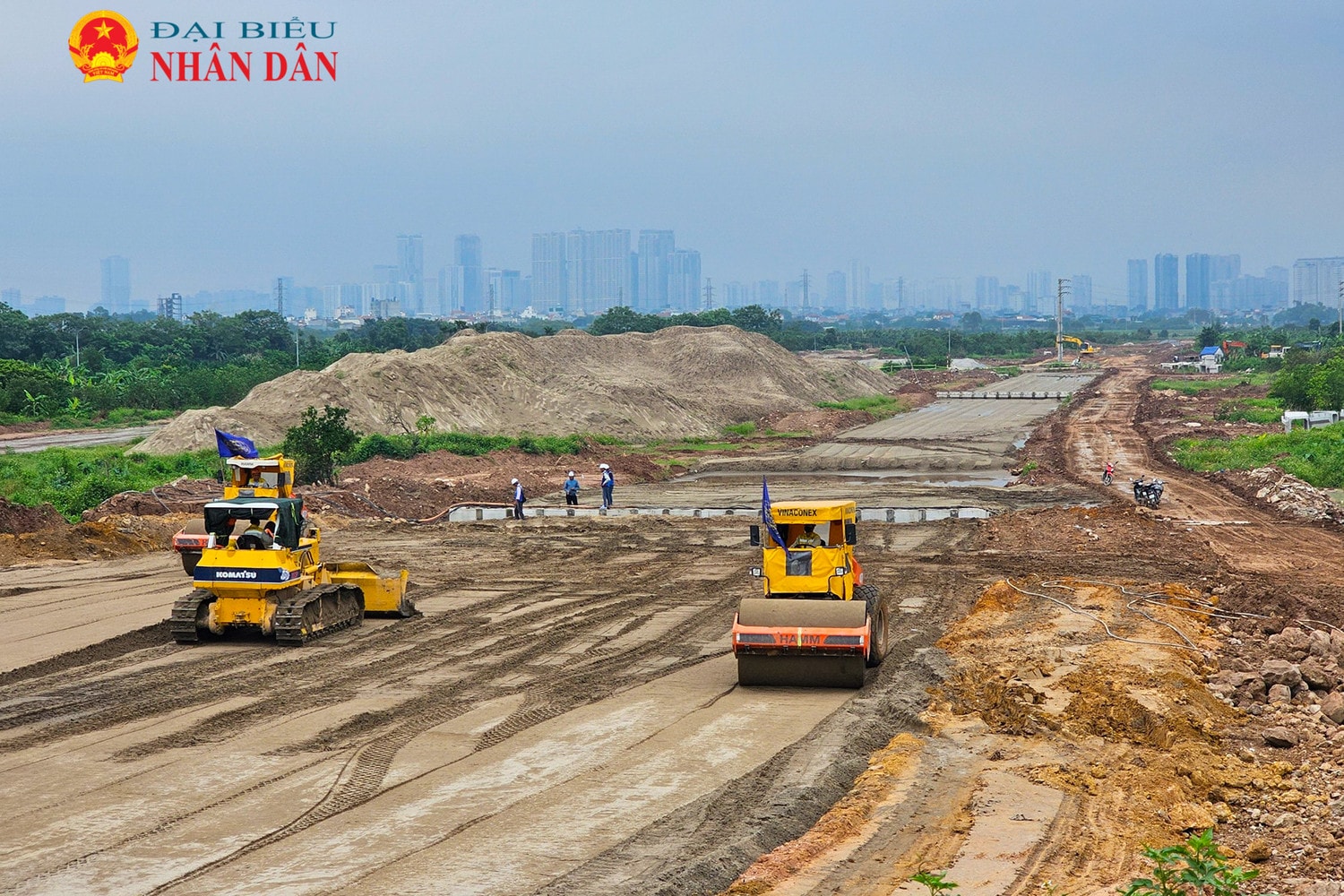 Hà Nội: Dự án đường Vành đai 4 dần hình thành -0