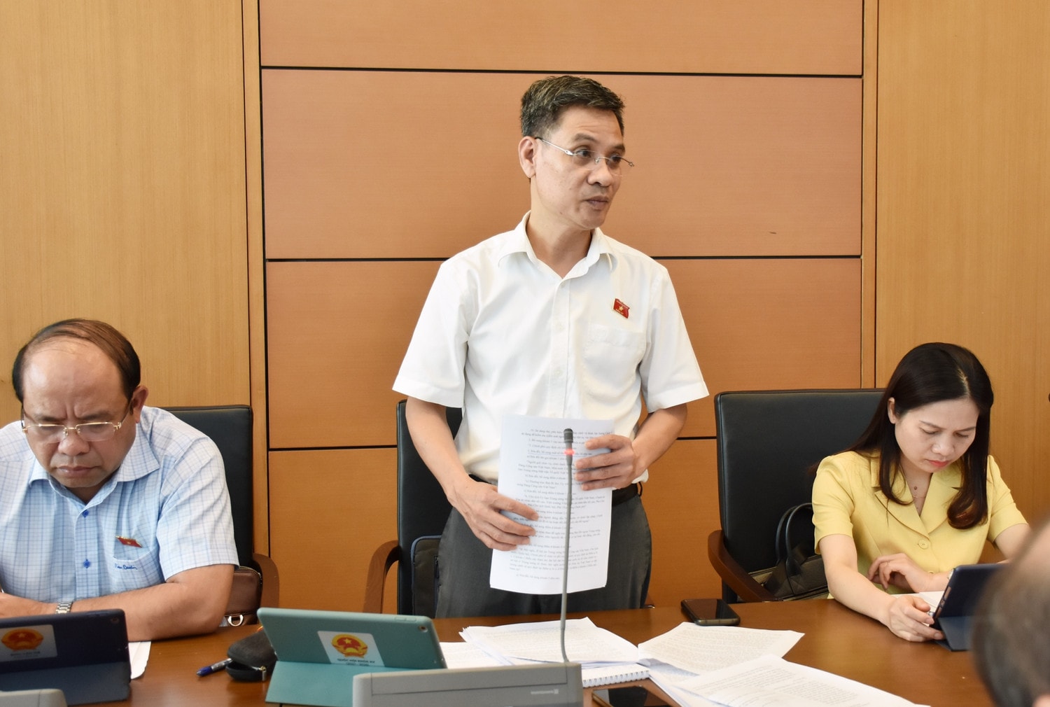 ĐBQH Đinh Ngọc Quý (Gia Lai) phát biểu ý kiến Cần tiếp tục nghiên cứu, rà soát các quy định bảo đảm tính thống nhất giữa các Luật -0