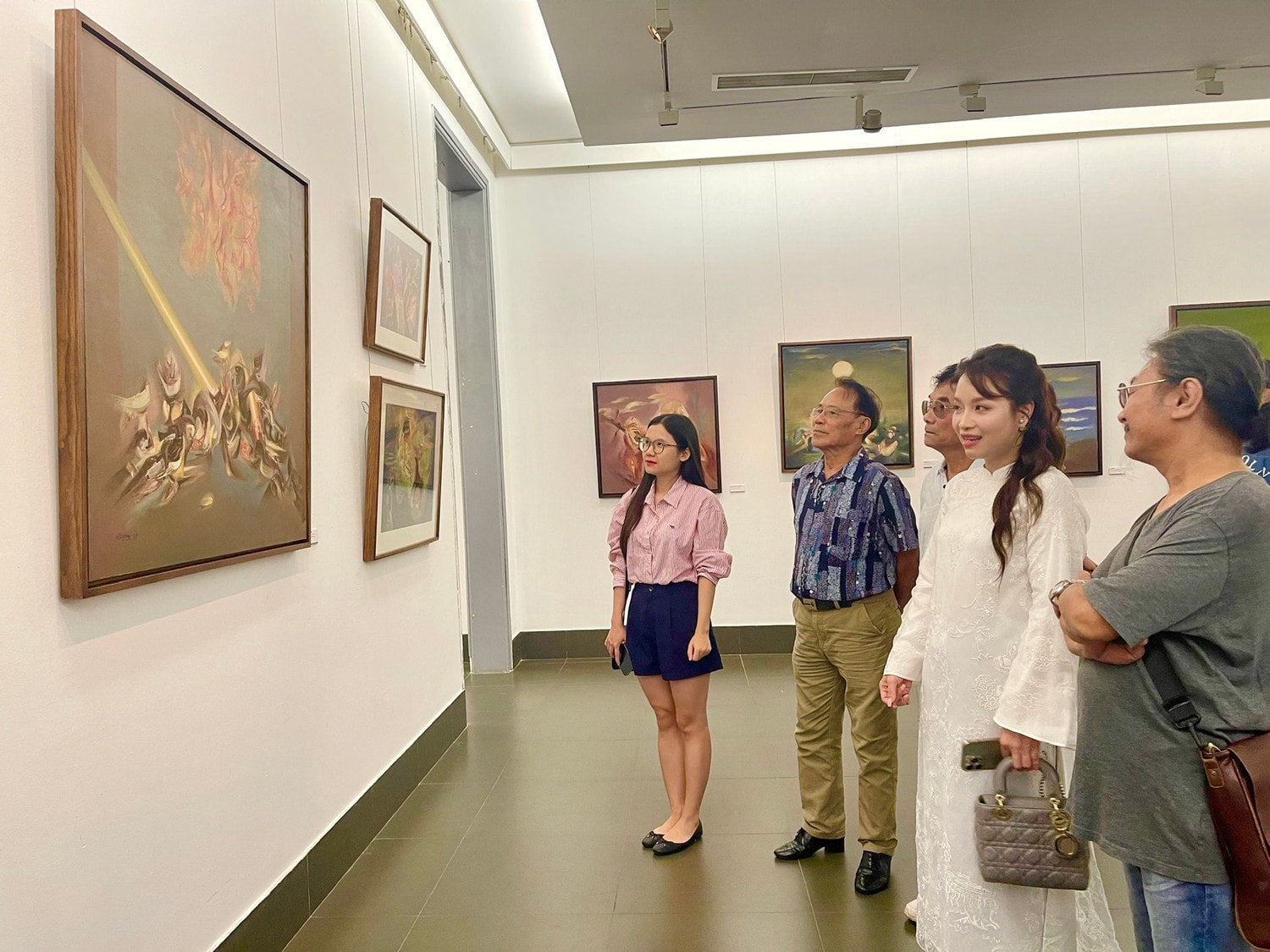Triển lãm hội họa “10 năm hoài niệm - Nguyễn Cương (1943 - 2014)” -0