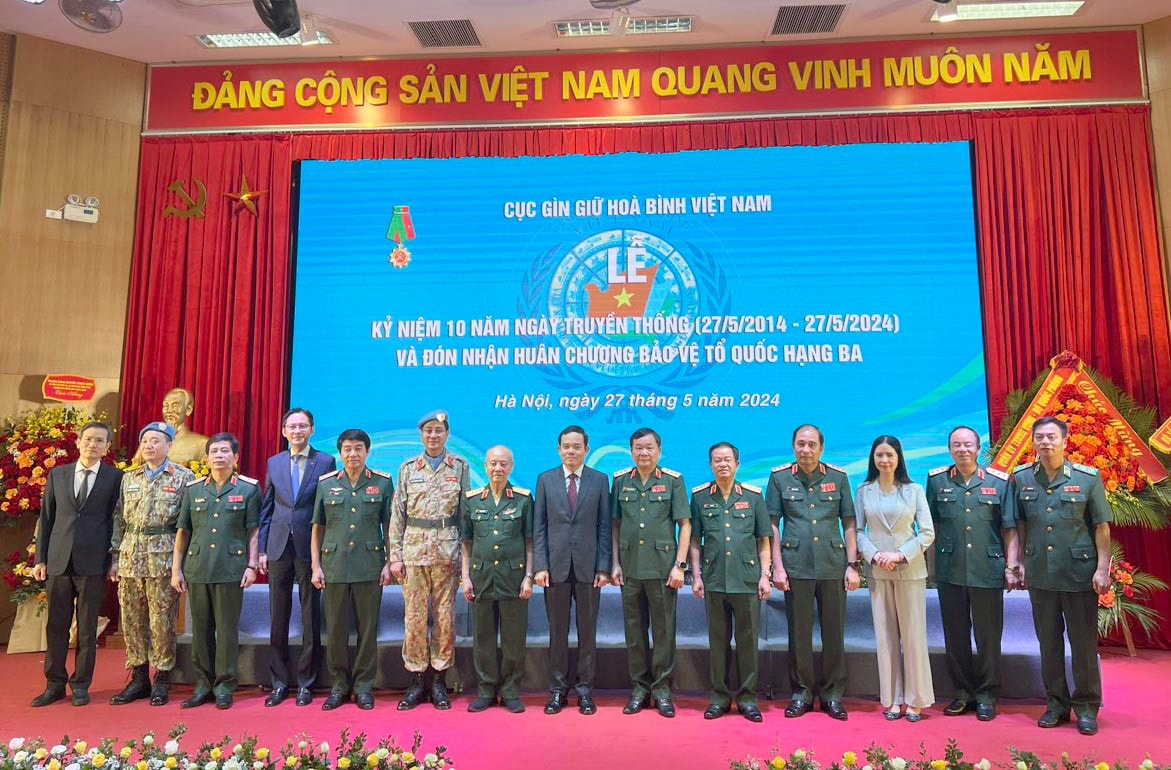Cục Gìn giữ hòa bình Việt Nam kỷ niệm 10 năm Ngày truyền thống -0