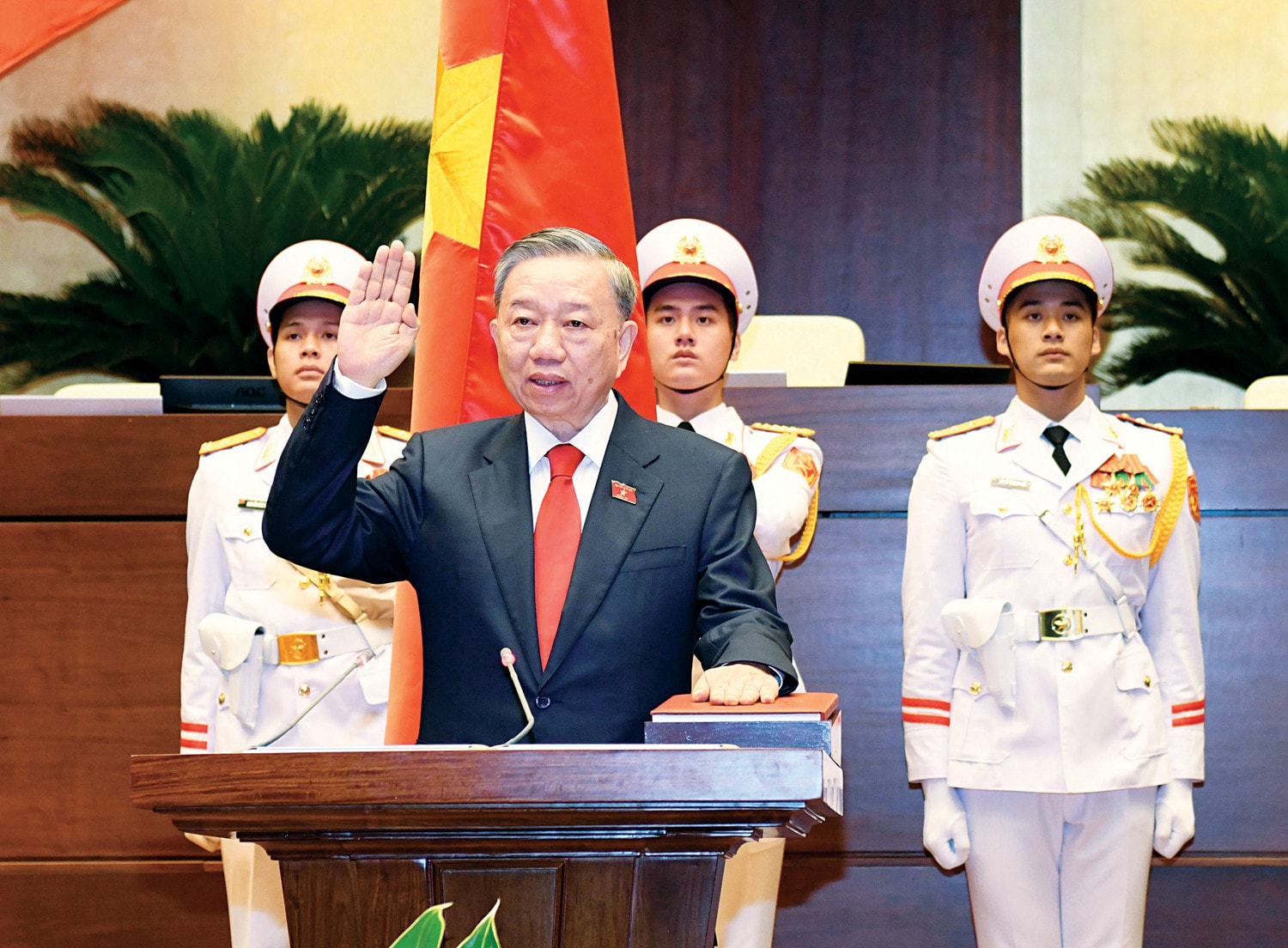 Chủ tịch nước Tô Lâm tuyên thệ nhậm chức Ảnh: Lâm Hiển