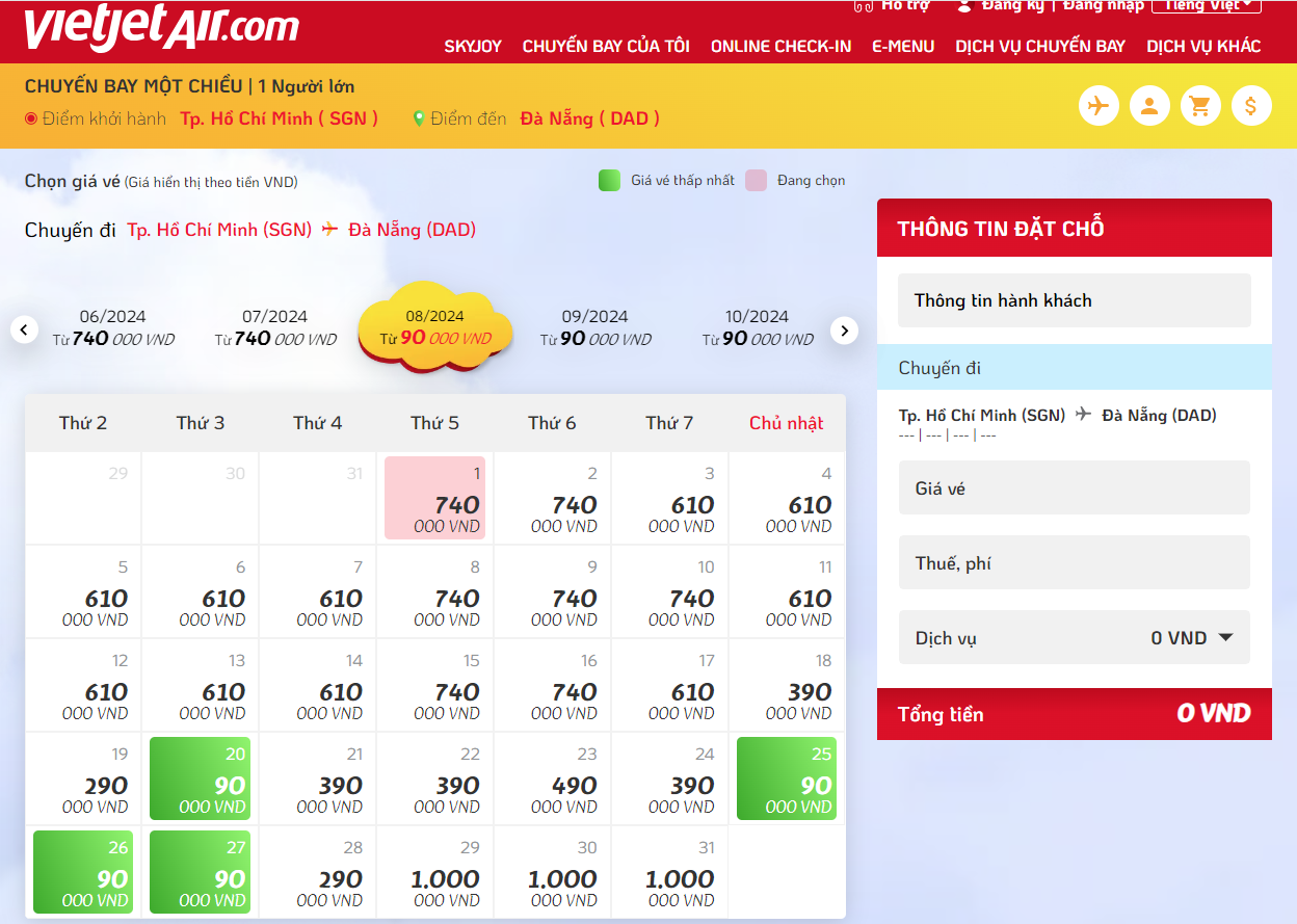 Vietjet mang nhiều cơ hội khách hàng mua vé máy bay giá rẻ cho mùa du lịch