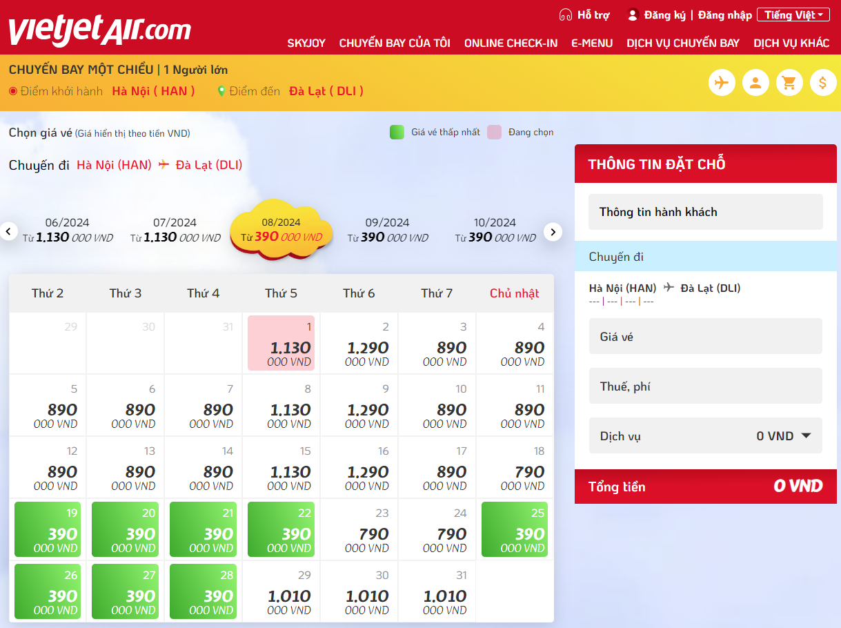 Vietjet mang nhiều cơ hội khách hàng mua vé máy bay giá rẻ cho mùa du lịch