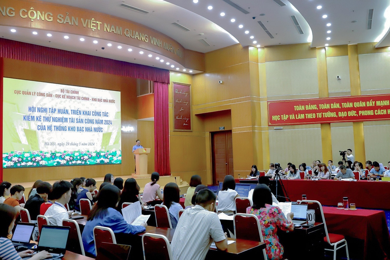 Tập huấn kiểm kê thử nghiệm tài sản công tại Kho bạc Nhà nước