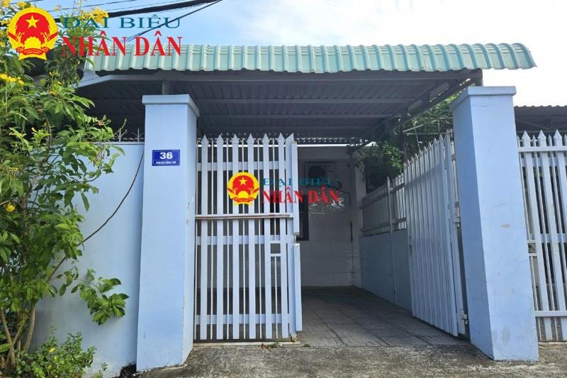 Trụ sở theo đăng ký của Công ty TNHH Dịch vụ Thương mại Xây dựng Khang Long vắng lặng như nhà dân bình thường