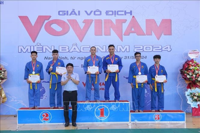 Nam Định giành Nhất toàn đoàn Giải vô địch Vovinam miền Bắc năm 2024 -0