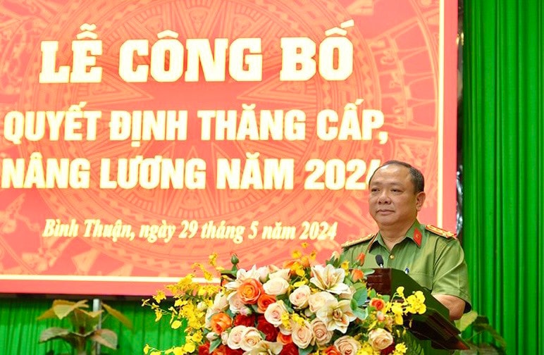 Đại tá Lê Quang Nhân Giám đốc Công an tỉnh Bình Thuận