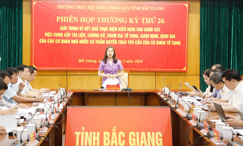 Xem xét, thống nhất dự kiến nội dung, chương trình Kỳ họp thứ 18, HĐND tỉnh Bắc Giang khóa XIX -0