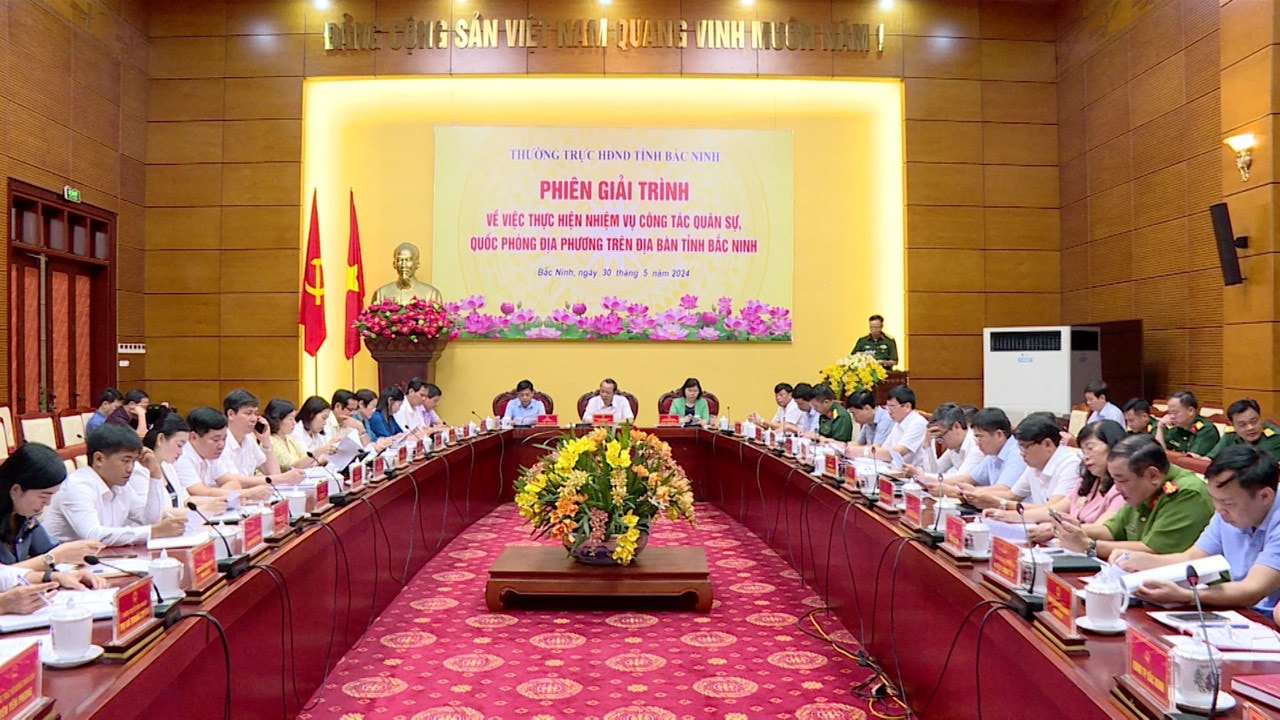 Giải trình về thực hiện nhiệm vụ công tác quân sự, quốc phòng -0