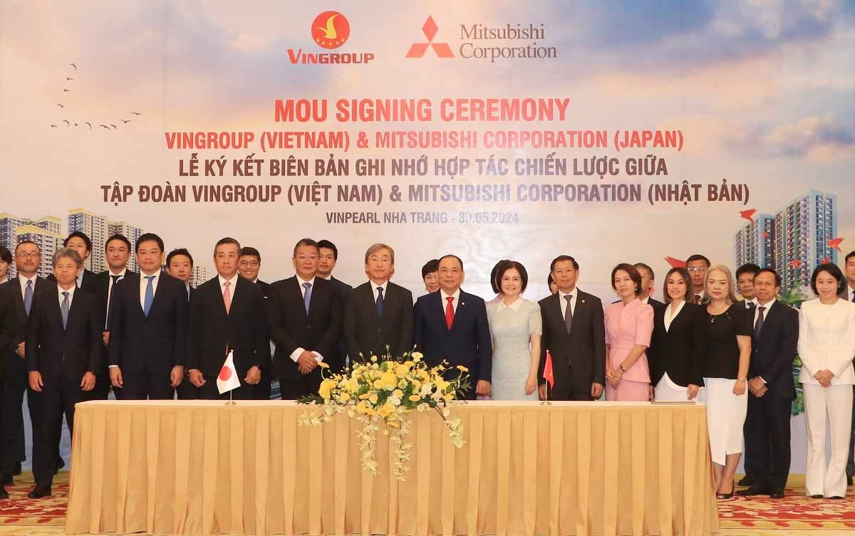 Vingroup và Mitsubishi Corporation ký biên bản ghi nhớ hợp tác chiến lược toàn diện -0