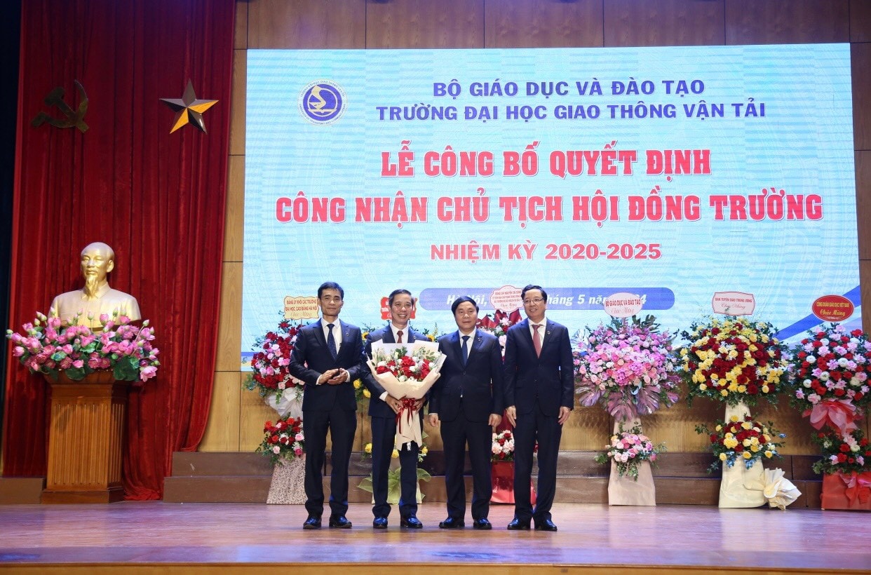 PGS.TS Nguyễn Thanh Chương được bổ nhiệm làm Chủ tịch Hội đồng trường Trường ĐH Giao thông vận tải -0