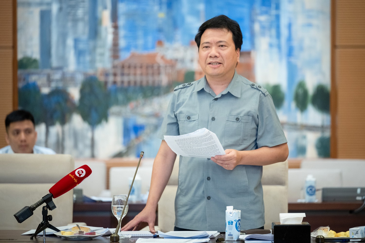 Phó Chủ tịch Quốc hội Nguyễn Khắc Định chủ trì làm việc với 3 Bộ về thực hiện pháp luật về đơn vị sự nghiệp công lập -0