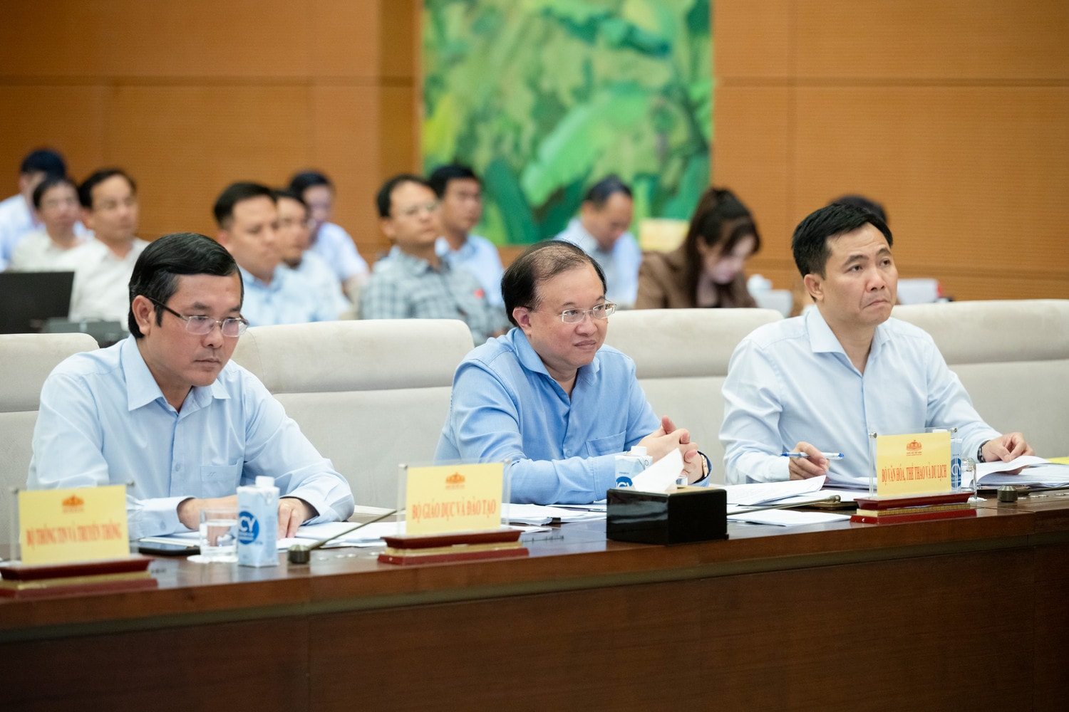 Phó Chủ tịch Quốc hội Nguyễn Khắc Định chủ trì làm việc với các bộ, cơ quan thuộc lĩnh vực văn hóa, giáo dục về thực hiện pháp luật về đơn vị sự nghiệp công lập -0