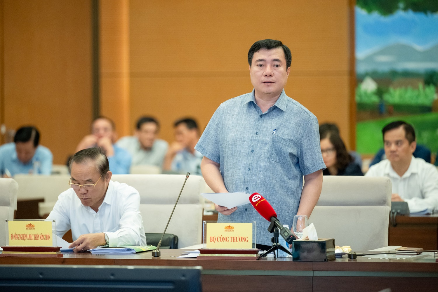 Phó Chủ tịch Quốc hội Nguyễn Khắc Định chủ trì làm việc với 3 Bộ về thực hiện pháp luật về đơn vị sự nghiệp công lập -0
