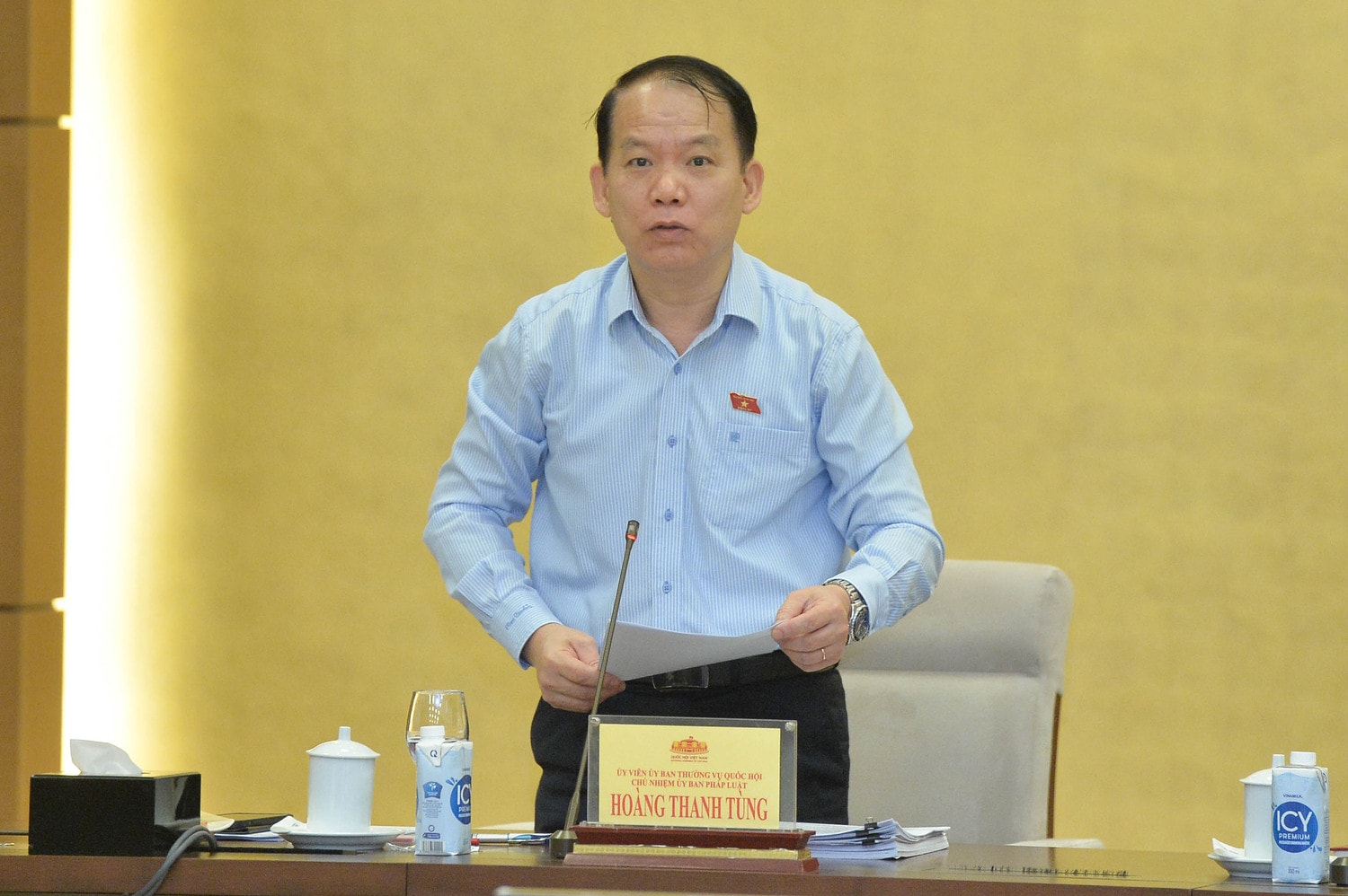 Phó Chủ tịch Quốc hội Nguyễn Khắc Định chủ trì làm việc với 3 Bộ về thực hiện pháp luật về đơn vị sự nghiệp công lập -0
