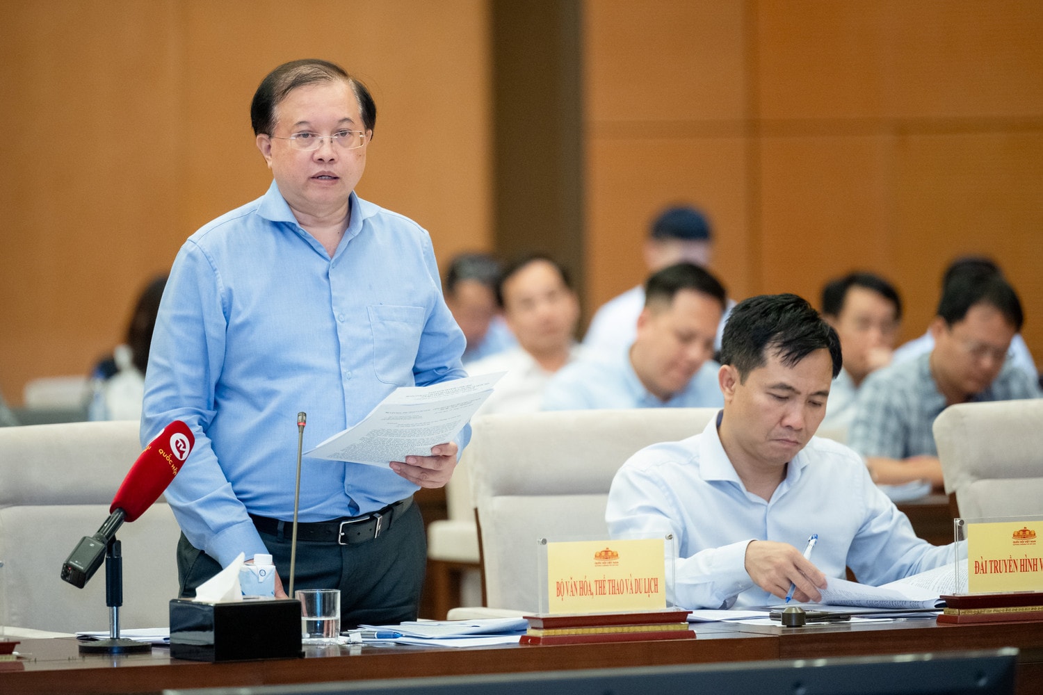Phó Chủ tịch Quốc hội Nguyễn Khắc Định chủ trì làm việc với các bộ, cơ quan thuộc lĩnh vực văn hóa, giáo dục về thực hiện pháp luật về đơn vị sự nghiệp công lập -0